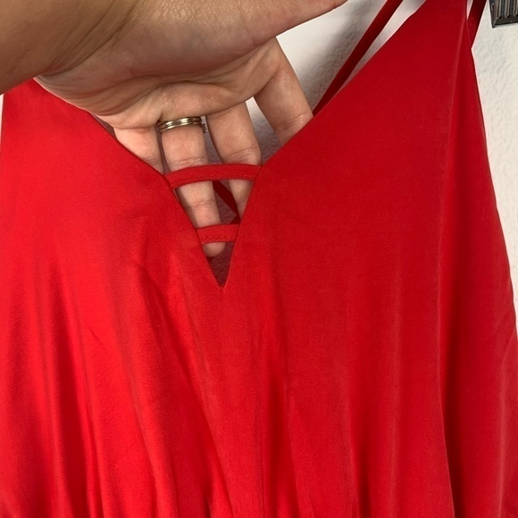Few Moda Pricilla Strappy Red Slip Dress S NWT - Picture 7 of 9